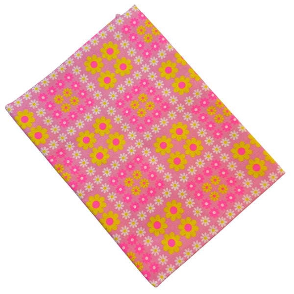 Charmy Remix Cotton Fabric in Light Pink Neon by Antique Fabric Pinks – Imported from Japan