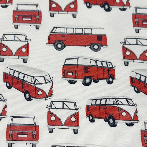 Trip With the Van Cotton Canvas Fabric, Oeko Tex 25286-11CAN, Imported from the Netherlands