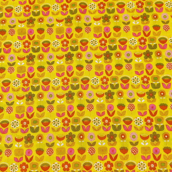 Urban Ditsy in Yellow 2012 Cotton Fabric by Alexander Henry, OOP