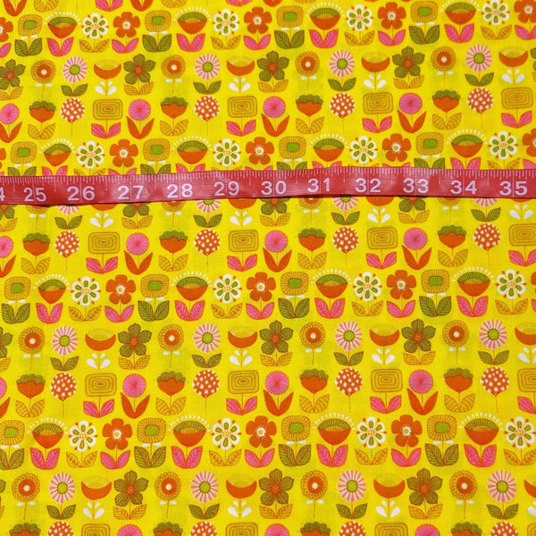 Urban Ditsy in Yellow 2012 Cotton Fabric by Alexander Henry, OOP