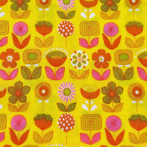 Urban Ditsy in Yellow 2012 Cotton Fabric by Alexander Henry, OOP