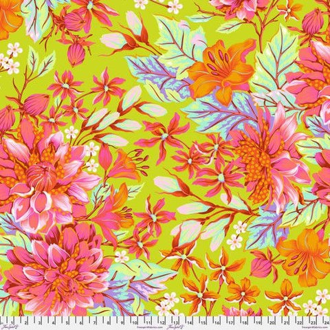 Backing Fabric - Hello Dahlia Wide - Lunar|| Untamed 108" Cotton Fabric, Tula Pink for Free Spirit QBTP017.LUNAR