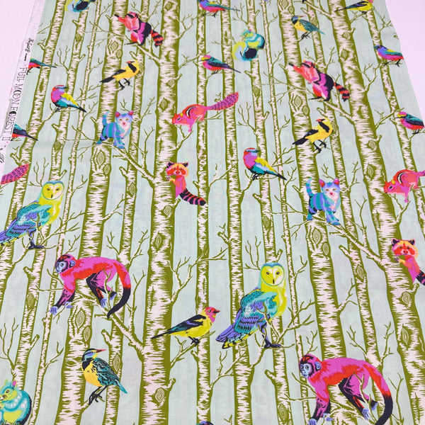 Family Tree - Enchanted || Full Moon Forest II Tula Pink Cotton Fabric, Free Spirit PWTP245.ENCHANTED