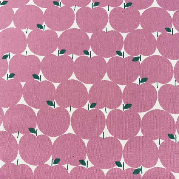 Apples cotton oxford fabric by Sevenberry in mauve
