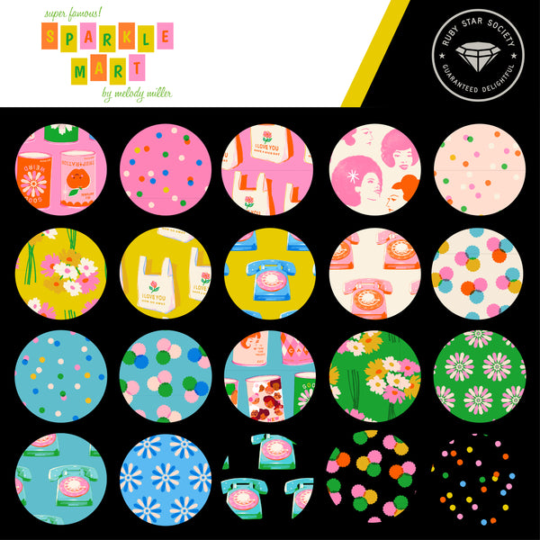 Sparkle Mart 28 PC Fat Quarter Bundle by Ruby Star Society