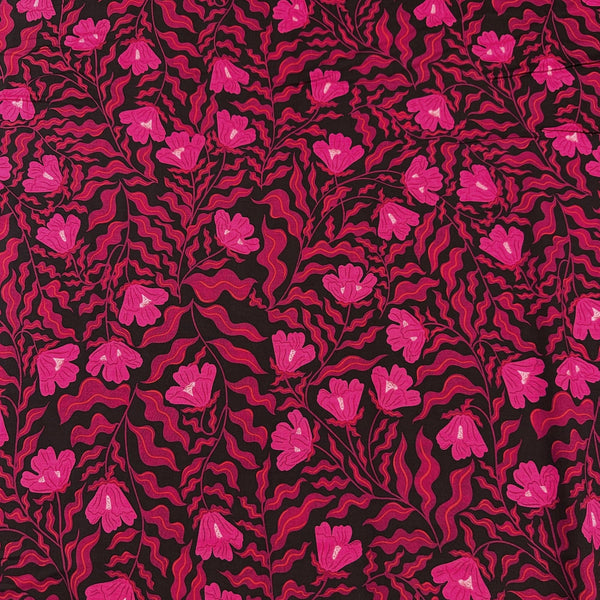 Love Struck Cupid’s Garden Fond in Rayon Fabric,  AGF Studio for Art Gallery Fabrics R14013a