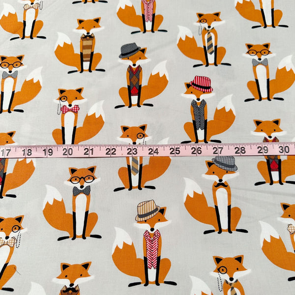 Fox and the Houndstooth 14422 Cotton Fabric Robert Kaufman