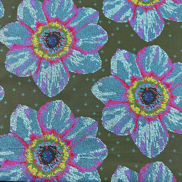 Welcome Home Patras Port Floral Cotton Fabric, Anna Maria For Free Spirit Fabric