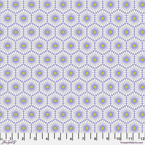 Daisy Chain Bluebell Besties Tula Pink Cotton Fabric, Free Spirit PWTP220.BLUEBELL