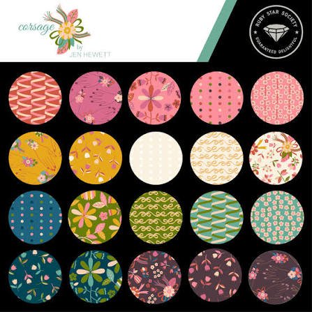 Corsage 5" Charm Pack by Jen Hewett for Ruby Star Society