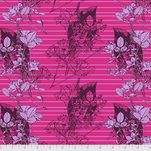 Made My Day Rough Draft In Fuchsia Anna Maria For Free Spirit Cotton Fabric