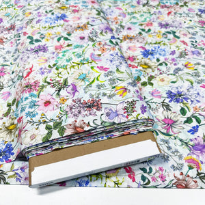 Wishwell Cotton Lawn Floral Fabric, WELD-19738-437 DAY Robert Kaufman Vanessa Lillrose & Linda Fitch