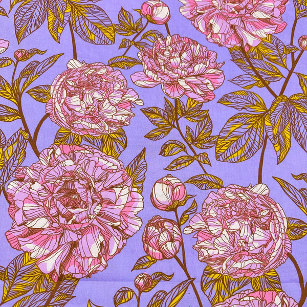 Housewarming Peony Our Fair Home Wideback 108" Cotton Fabric, Anna Maria for Free Spirit Fabrics