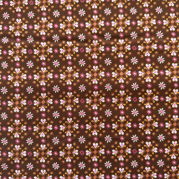 Fine Folk Folk Foulard cotton fabric by Helen Black, style FOLK1121