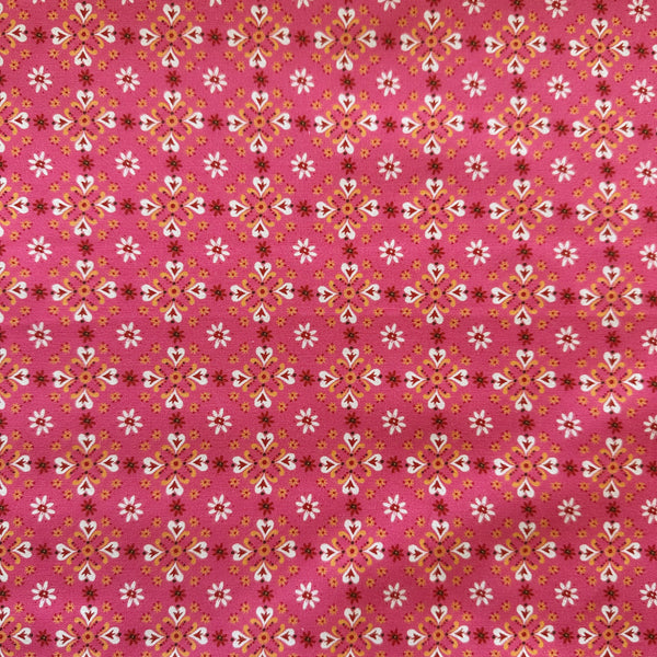 Fine Folk Folk Foulard cotton fabric by Helen Black, style FOLK1120