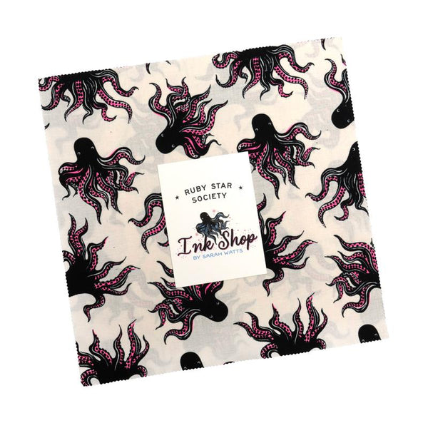 Ink Shop 10" Layer Cake precut by Sarah Watts for Ruby Star Society