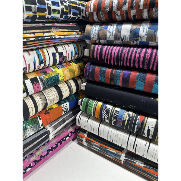 Full Collection 1/2 Yard Bundle 16 PC Lineage by E Bond Cotton Fabric, Free Spirit