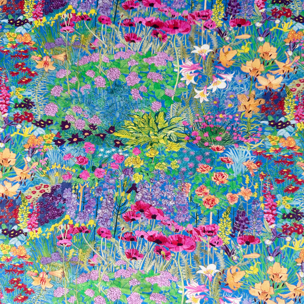 Anna's Haven Tana Lawn Fabric by Liberty Fabrics in Multi Bright, full view