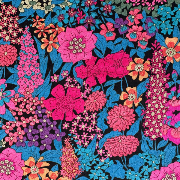 Close-up of Ciara print detail by Liberty Fabrics in Pink