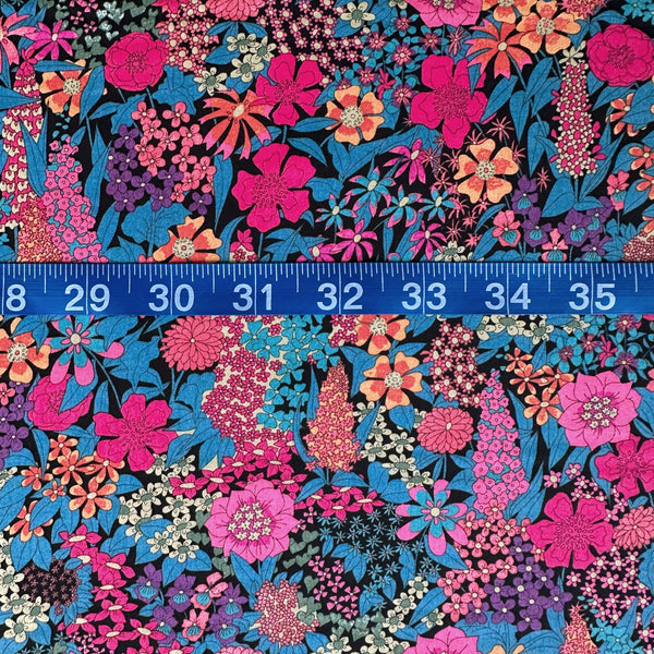 Ciara Tana Lawn fabric by Liberty Fabrics shown with scale reference