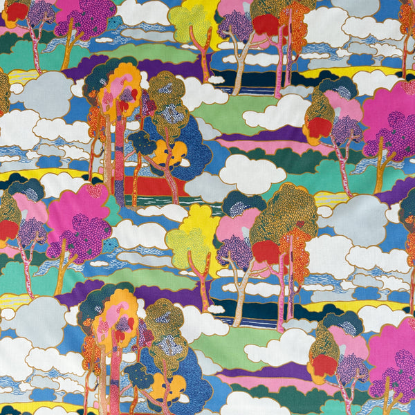Prospect Road Tana Lawn Fabric by Liberty Fabrics in Multi Bright, full view