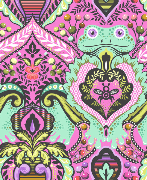 Frog Prince in Gumball by Tula Pink, Prince Charming Déjà Vu collection