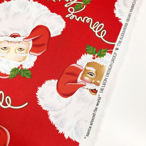 Alexander Henry Santa Around the World Cotton Fabric