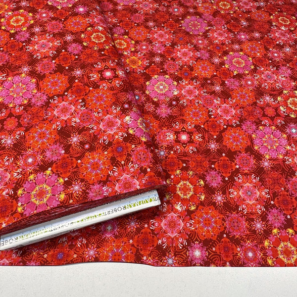 Robert Kaufman Christiane Marques Florence Cotton Fabric AQSD-19722-5 Magenta