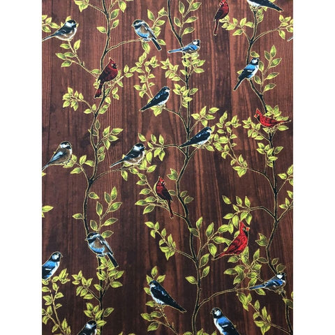 Harvest Homecoming Birds Hoffman Cotton Fabric