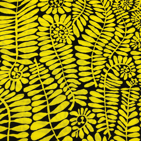 Yellow Fronds Brandon Mably for the Kaffe Fassett Collective Free Spirit Cotton Fabric