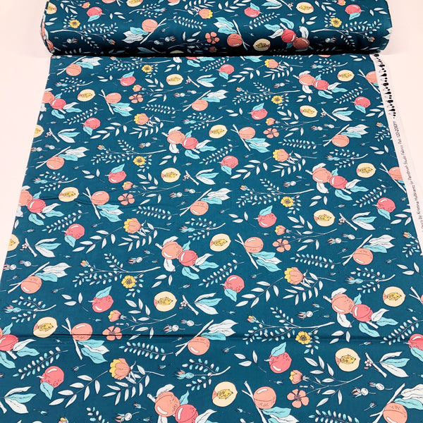 Paintbrush Studio Cockatoos, Peaches, and Pears 120-209311 Cotton Fabric