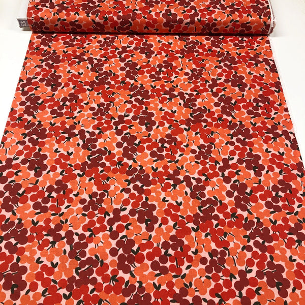 CHERRY Wishwell Cheery Blossom Robert Kaufman Cotton Fabric WEL-20296-99