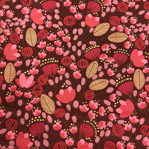 Morrison Park Master Garden Pat Sloan Benartex Cotton Fabric in Red Wine