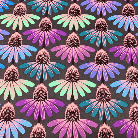 Echinacea Glow in Amethyst Anna Maria for Free Spirit Cotton Fabric