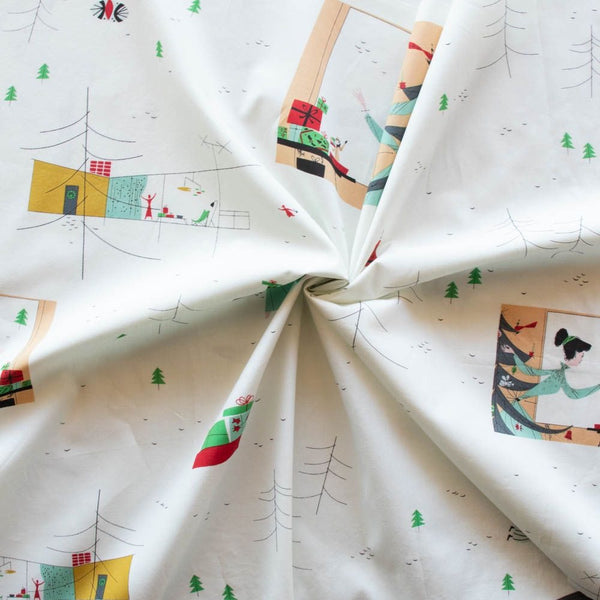 Holiday Best Vol 1 Charley Harper Organic Cotton Poplin By Birch Fabrics