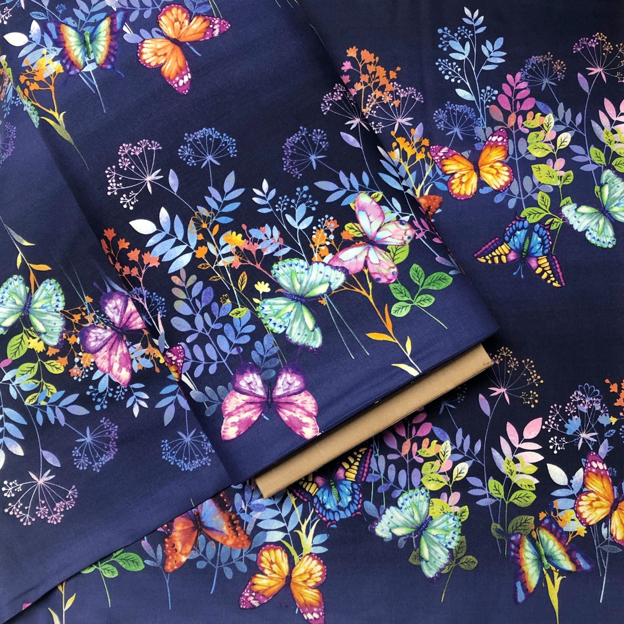 Butterfly Bliss Elizabeth Isles for Studio E Floral Cotton Fabric