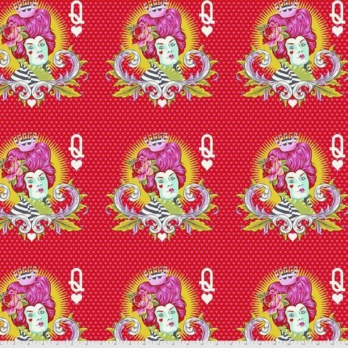 Tula Pink The Red Queen Curiouser and Curiouser Cotton Fabric
