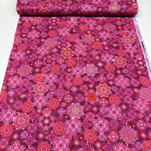 Robert Kaufman Christiane Marques Florence Cotton Fabric AQSD-21680-108 Fuchsia