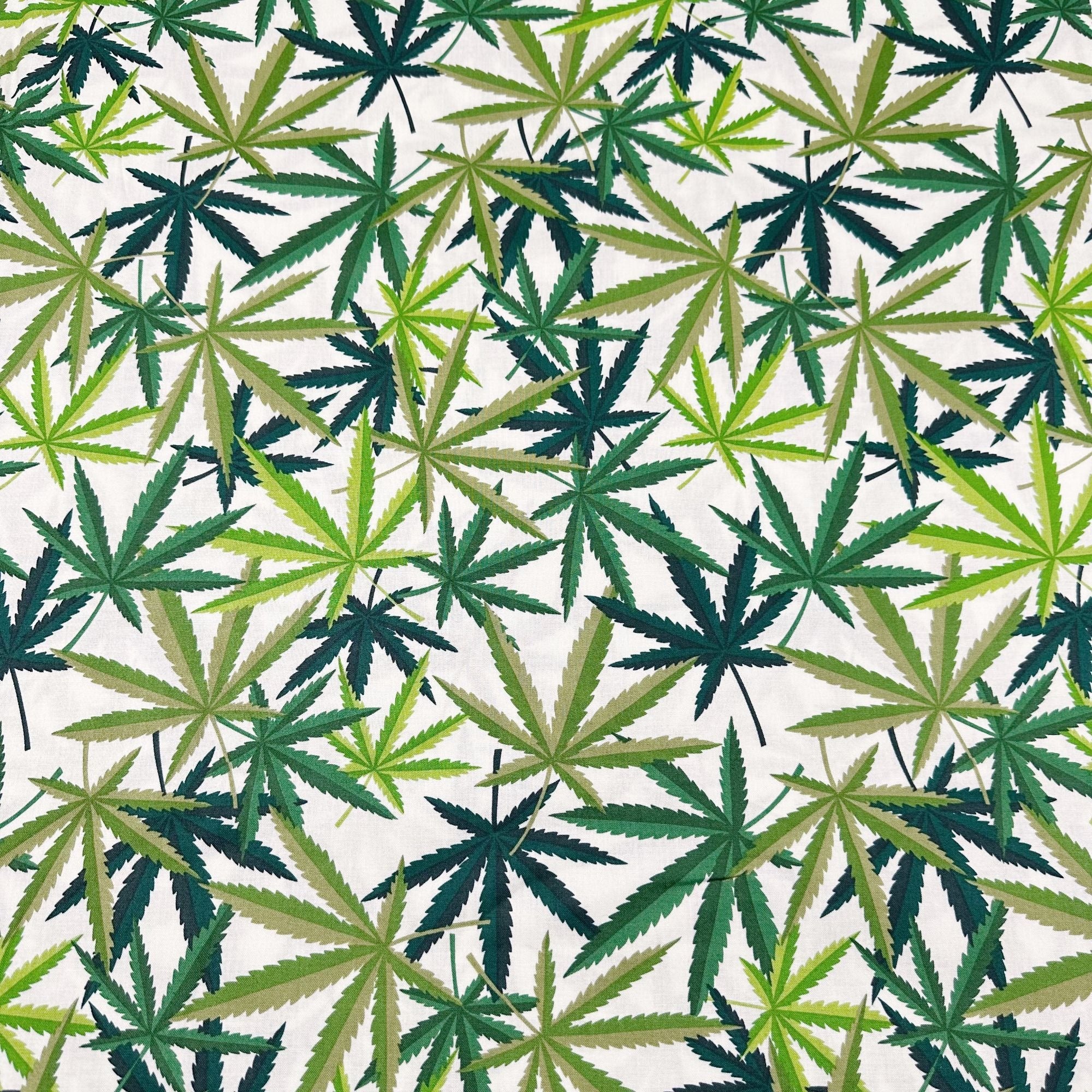 Alexander Henry Herb Cotton Fabric natural/green