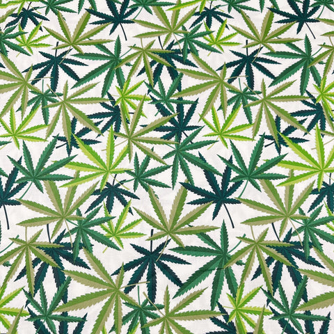 Alexander Henry Herb Cotton Fabric natural/green