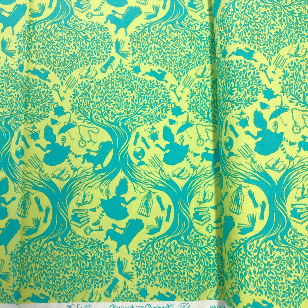 Tula Pink Rabbit Tula Pink Down The Rabbit Hole Curiouser and Curiouser Cotton Fabric ...