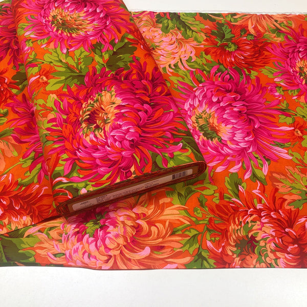 Shaggy Red Kaffe Fassett Collective for Free Spirit Cotton Fabric