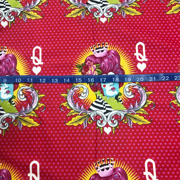 Tula Pink The Red Queen Curiouser and Curiouser Cotton Fabric