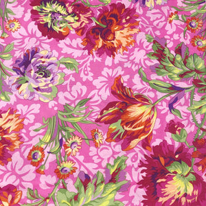 Philip Jacobs Kaffe Fassett Collective for Free Spirit Baroque Floral Red Cotton Fabric