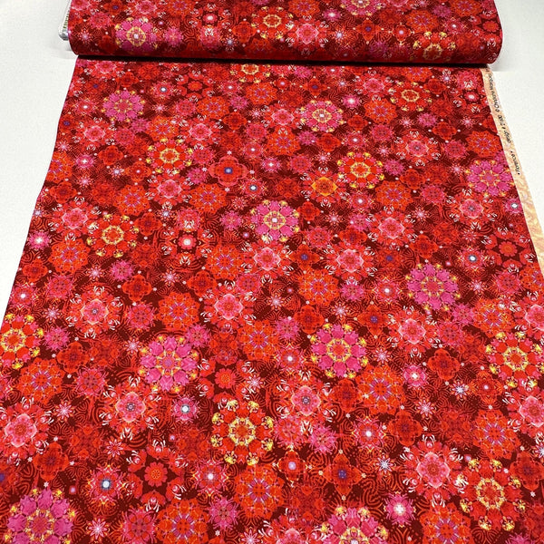 Robert Kaufman Christiane Marques Florence Cotton Fabric AQSD-19722-5 Magenta