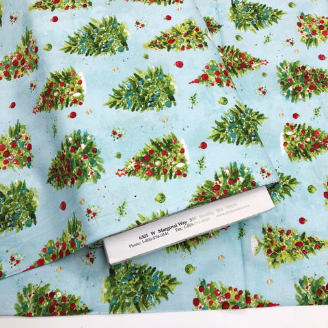 Clothworks O Christmas Tree by Sue Zipkin Cotton Fabric