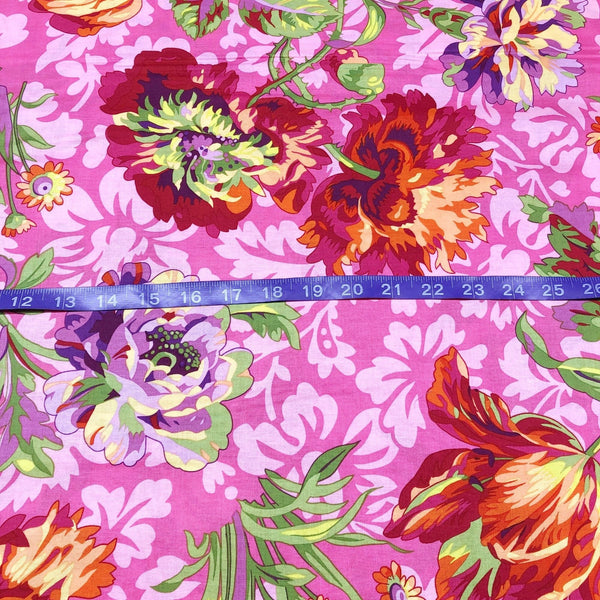 Philip Jacobs Kaffe Fassett Collective for Free Spirit Baroque Floral Red Cotton Fabric