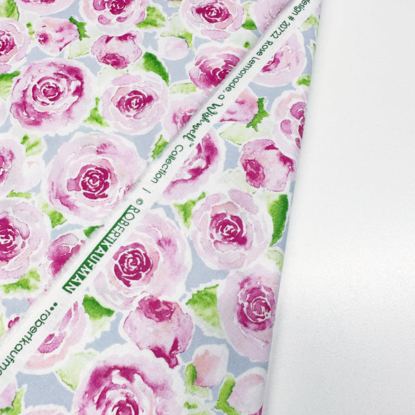 Wishwell Rose Lemonade Vanessa Lillrose Linda Fitch Robert Kaufman Cotton Fabric