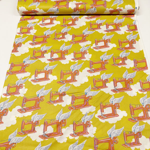 Alexander Henry "Flying Machine" Sewing Machines Cotton Fabric