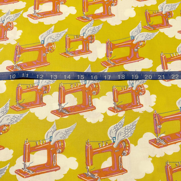 Alexander Henry "Flying Machine" Sewing Machines Cotton Fabric